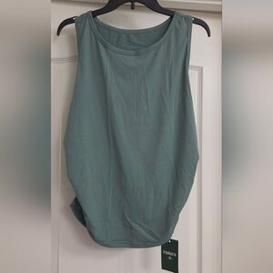 Halara Round Neck Racerback Ruched Yoga Tank Top